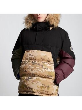 NWT ELEMENT GRIFFIN BEARSKIN JACKET SNOW SIZE L